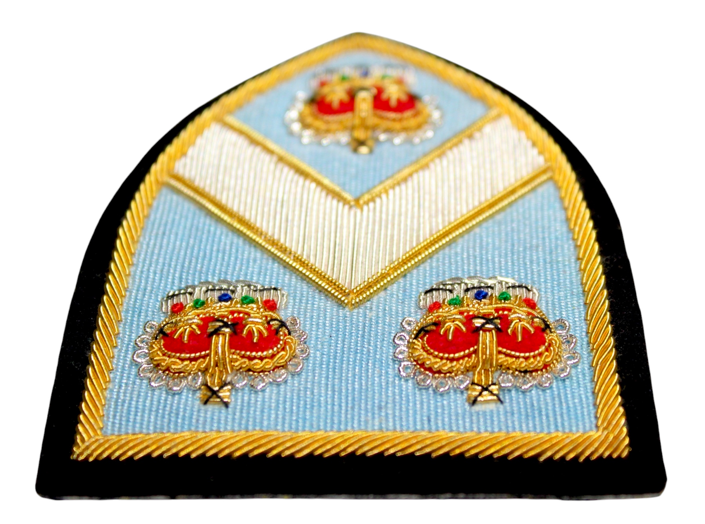 Hand-Embroidered Columbia University Patch – Gold & Silver Bullion Wire Badge