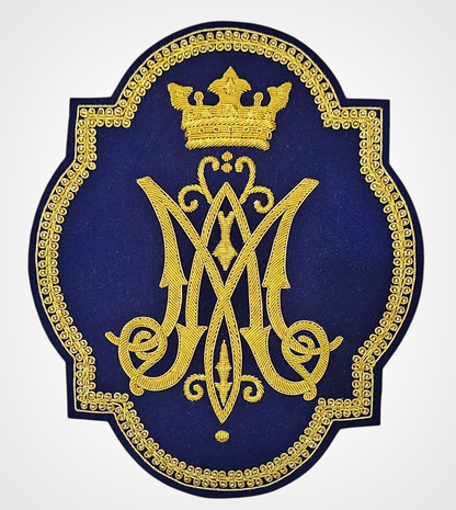 MA Marian Appliqué – Gold Bullion Wire for Catholic Vestments