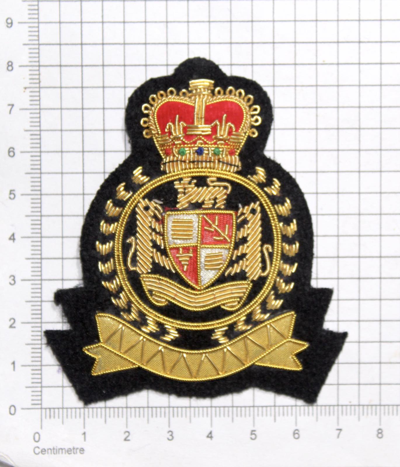 Classic Fashion Pocket Patch – Gold Bullion Wire for Blazer