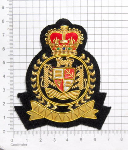 Classic Fashion Pocket Patch – Gold Bullion Wire for Blazer