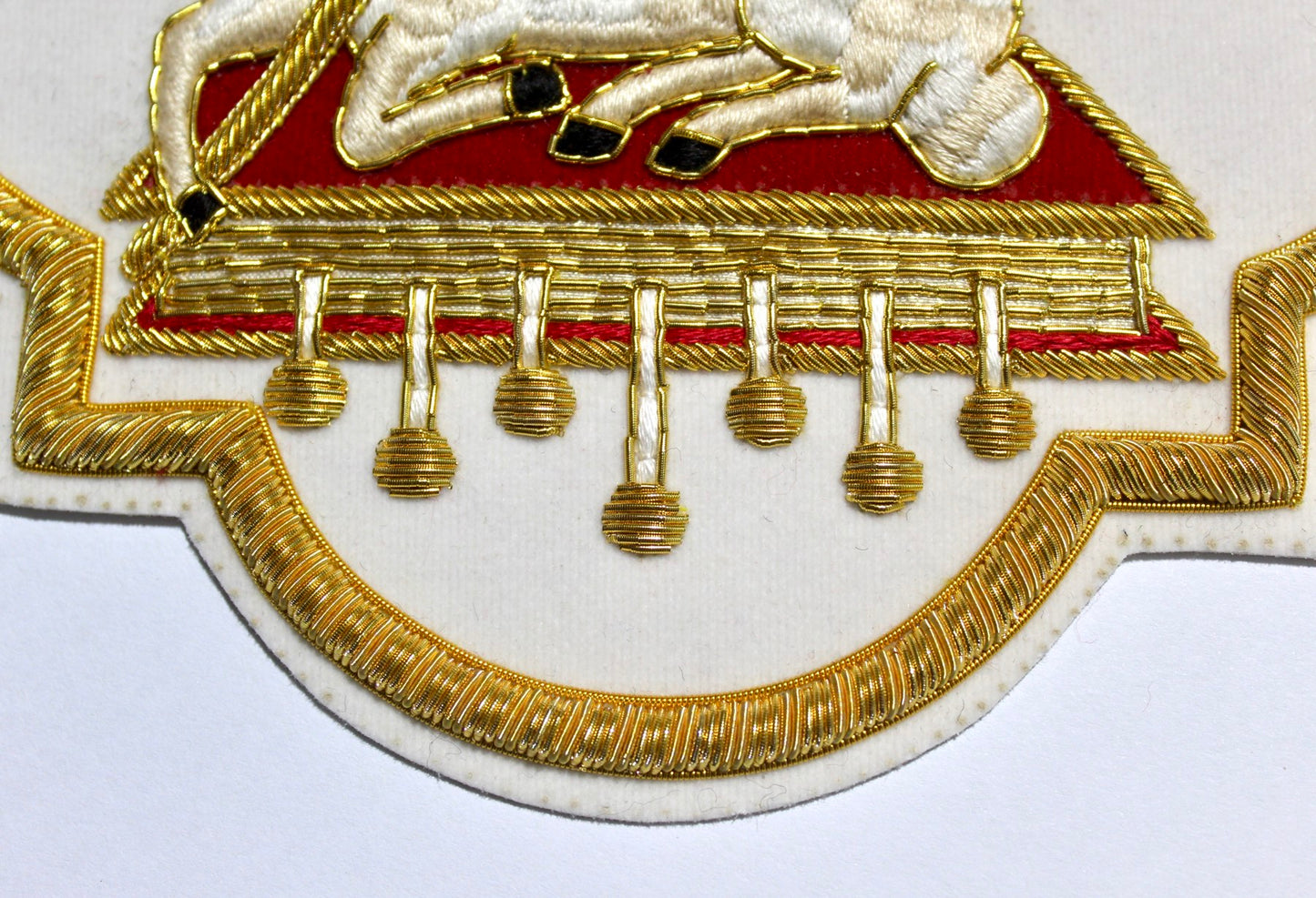 Hand-Embroidered Agnus Dei (Holy Lamb) Appliqué – Liturgical Vestment
