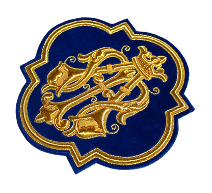Virgin Mary (Marian) Emblem Appliqué for Catholic Vestments