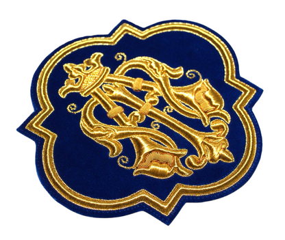 Virgin Mary (Marian) Emblem Appliqué for Catholic Vestments
