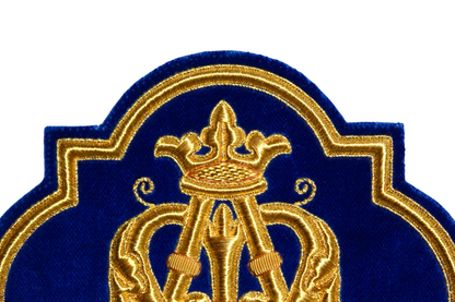 Virgin Mary (Marian) Emblem Appliqué for Catholic Vestments