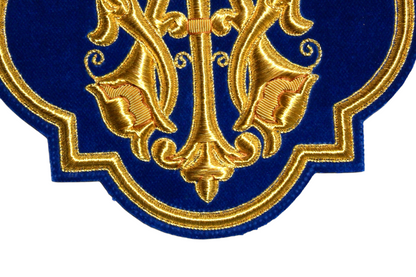 Virgin Mary (Marian) Emblem Appliqué for Catholic Vestments