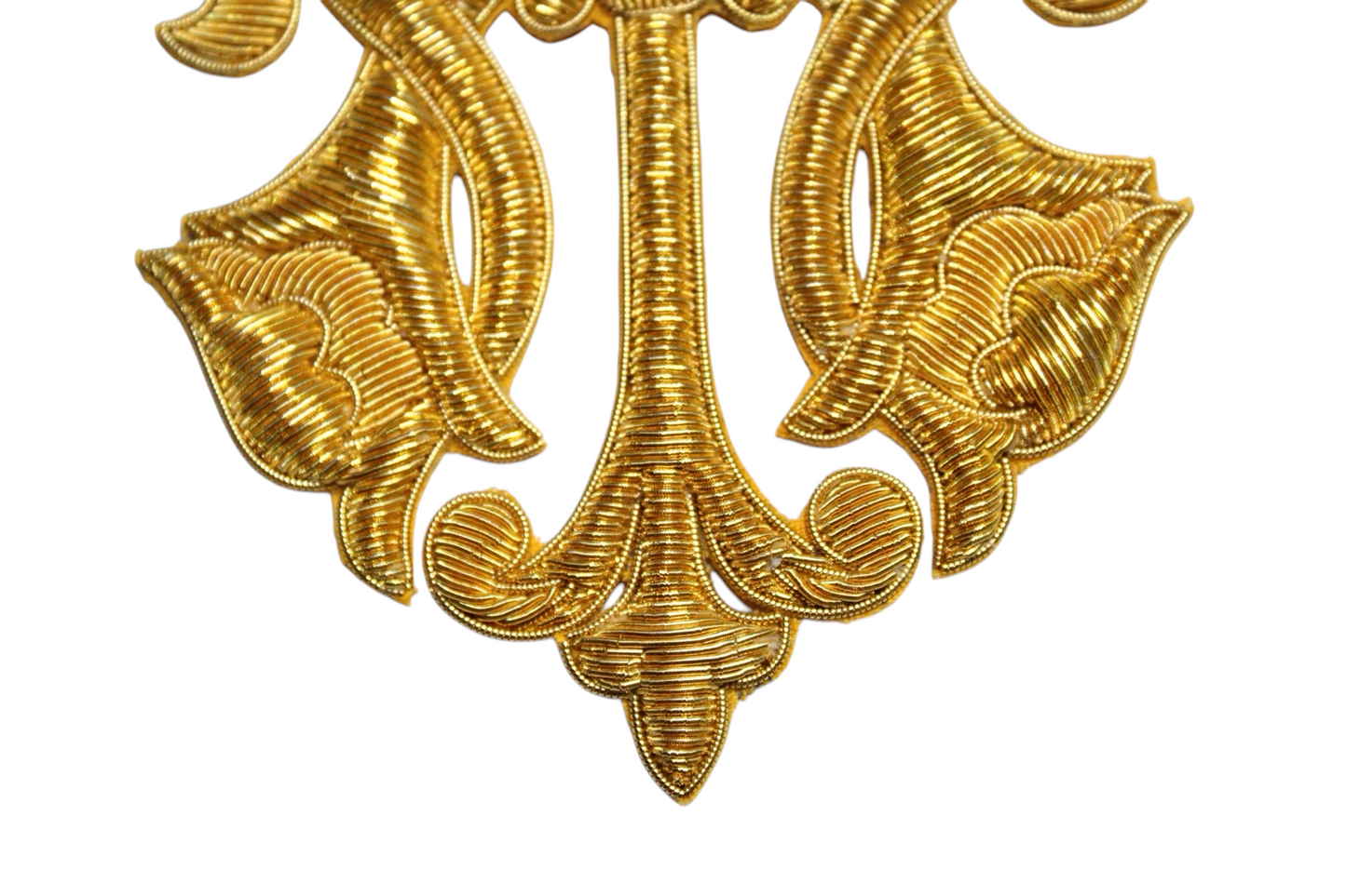 MA Hand-Embroidered Marian Emblem Appliqué – Liturgical Vestment