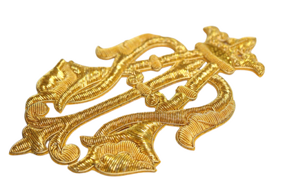 MA Hand-Embroidered Marian Emblem Appliqué – Liturgical Vestment