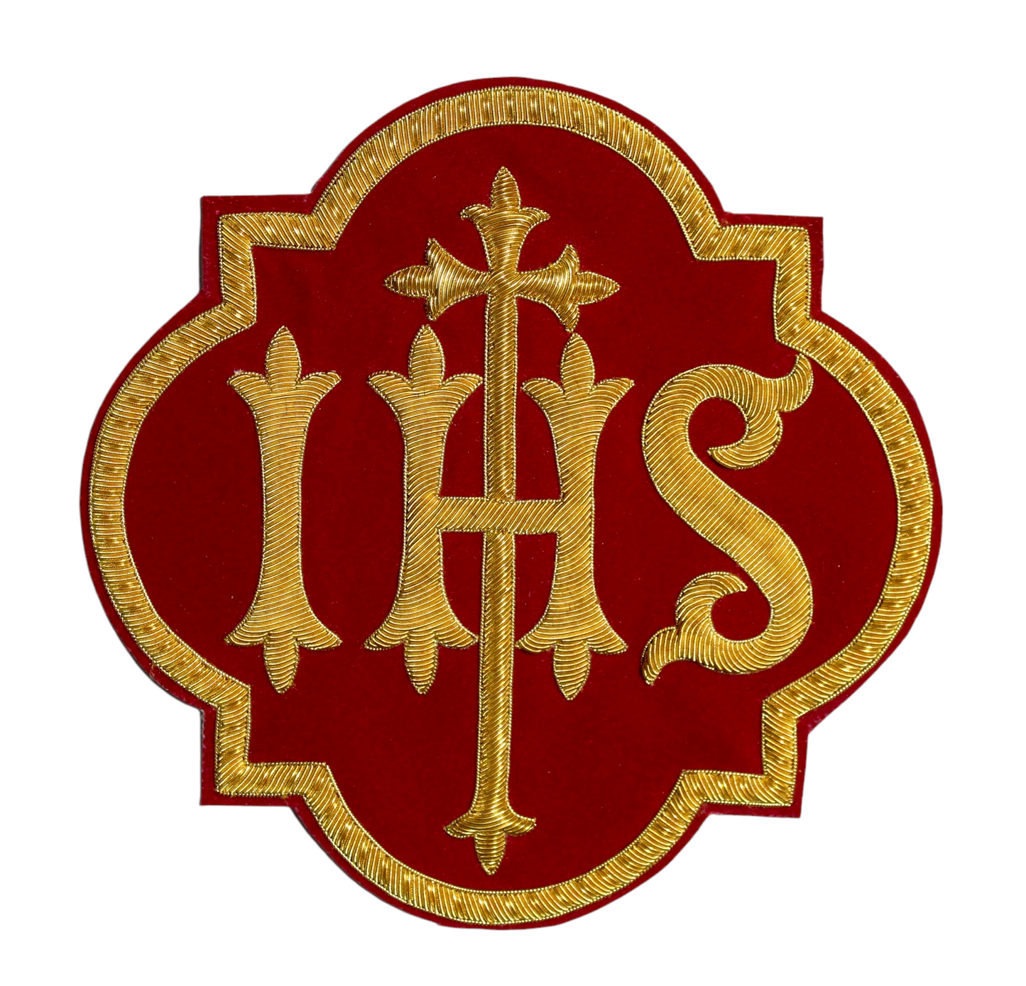 IHS Hand-Embroidered Liturgical Church Emblem