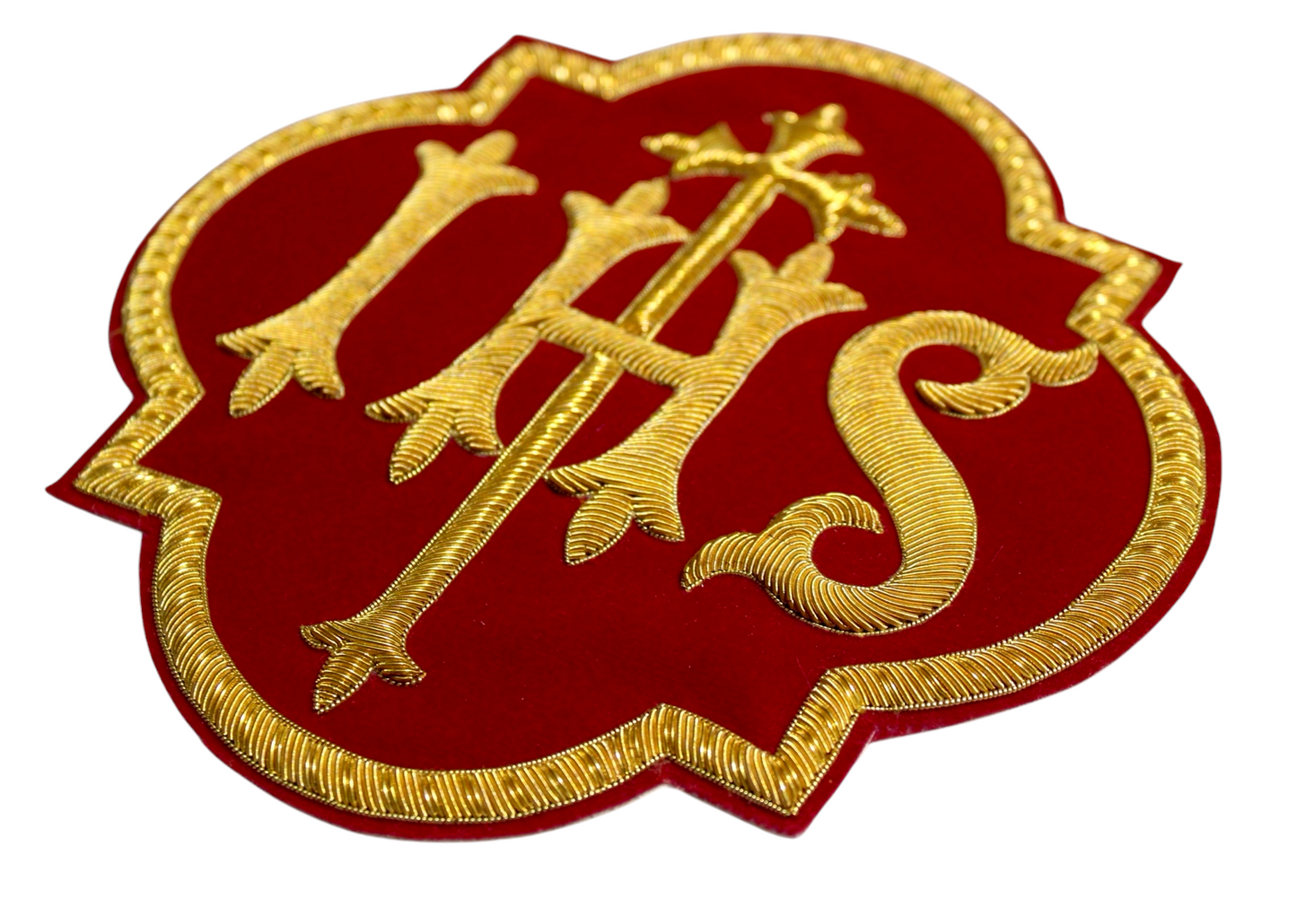 IHS Hand-Embroidered Liturgical Church Emblem
