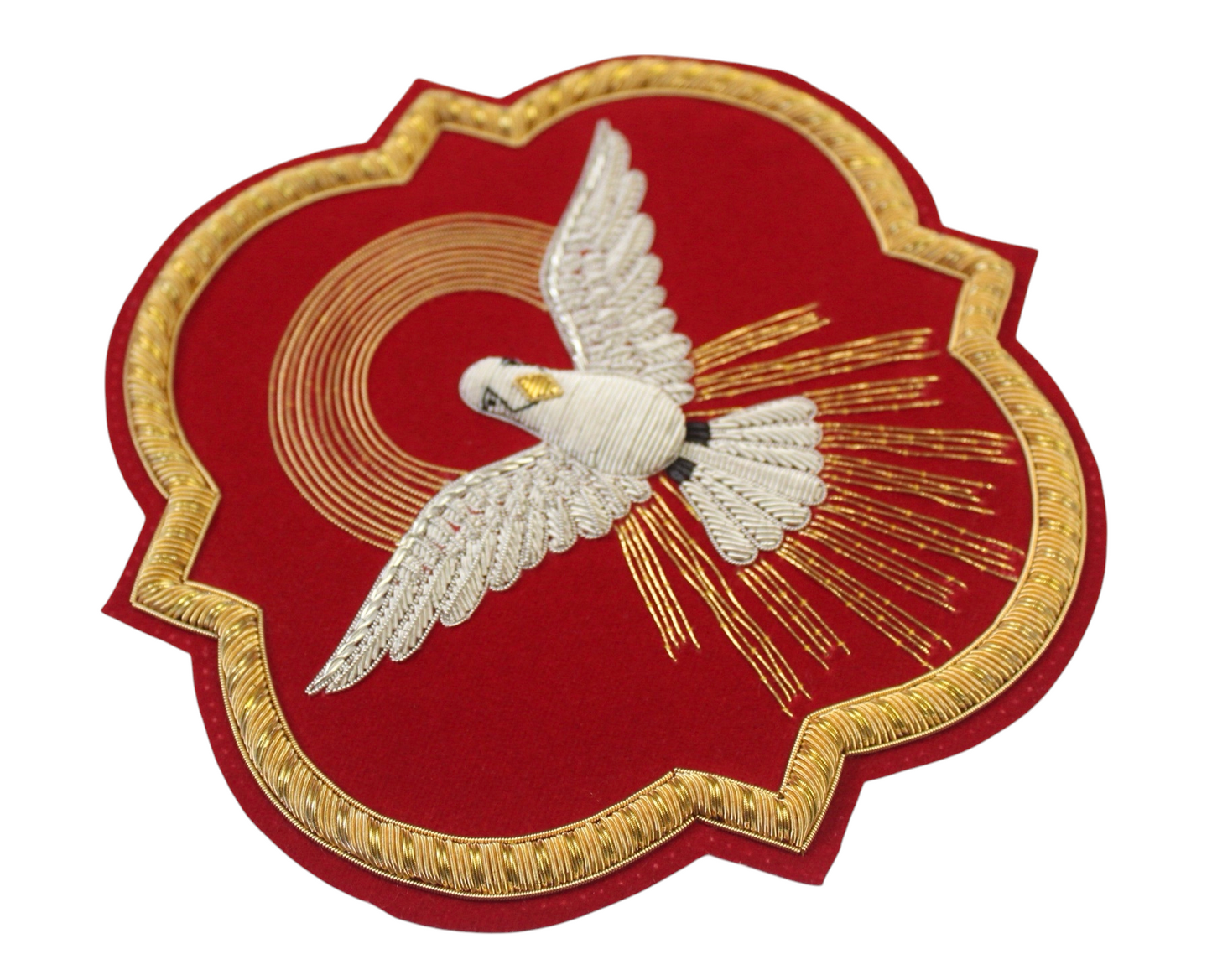 Holy Sprite Hand-Embroidered Liturgical Church Emblem – Sew-On Appliqué