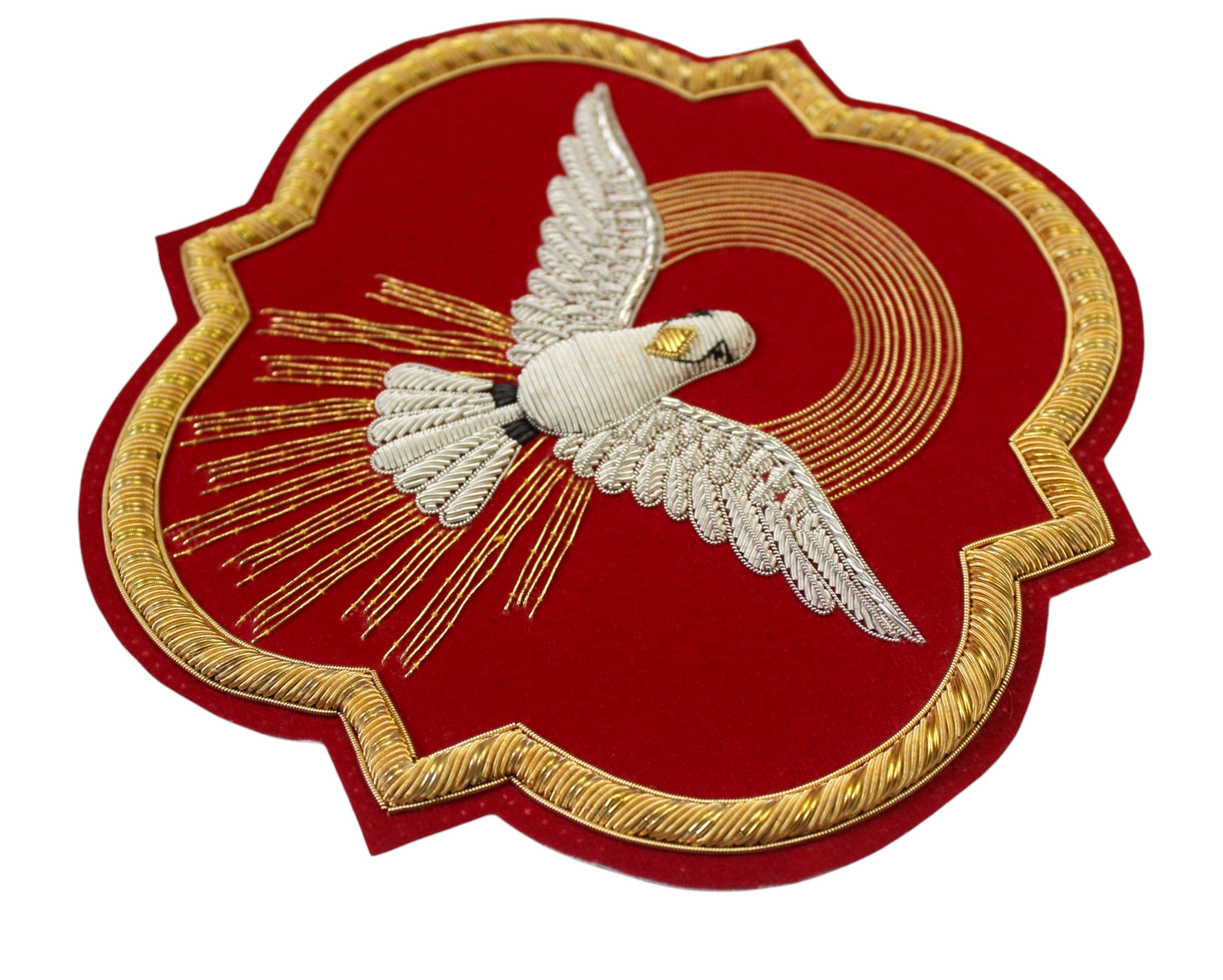 Holy Sprite Hand-Embroidered Liturgical Church Emblem – Sew-On Appliqué