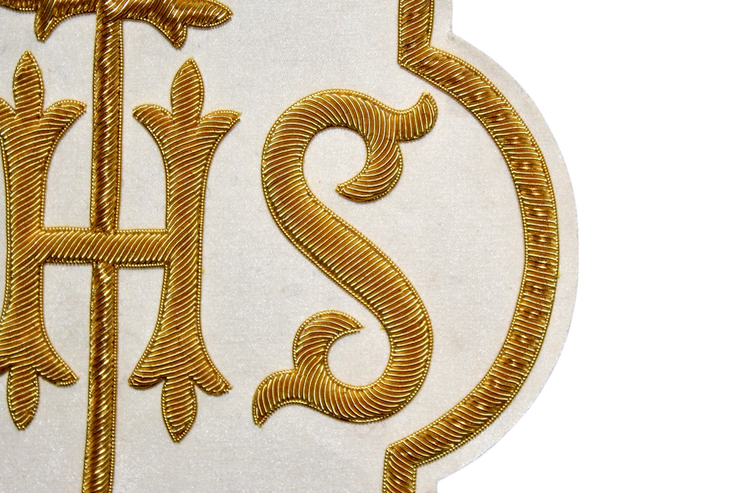 IHS Hand-Embroidered Liturgical Church Emblem