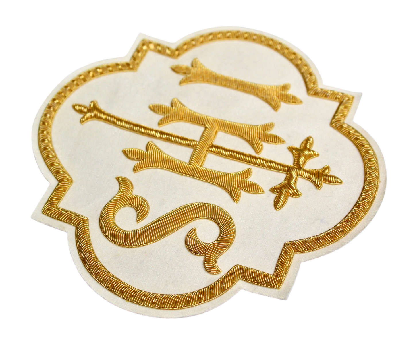 IHS Hand-Embroidered Liturgical Church Emblem