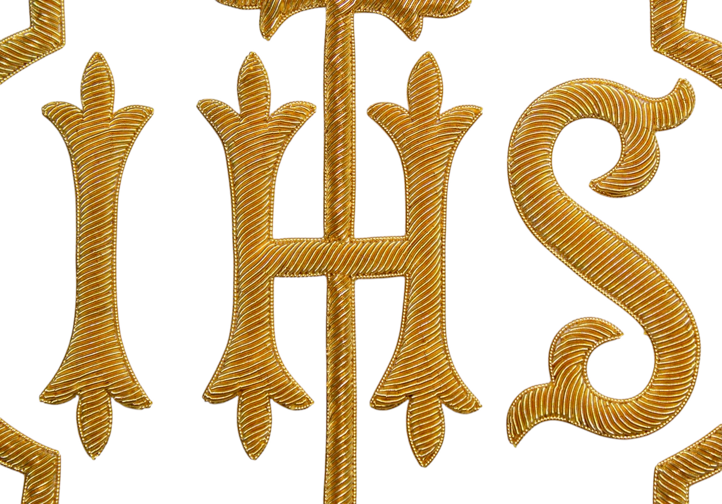 IHS Hand-Embroidered Liturgical Church Emblem