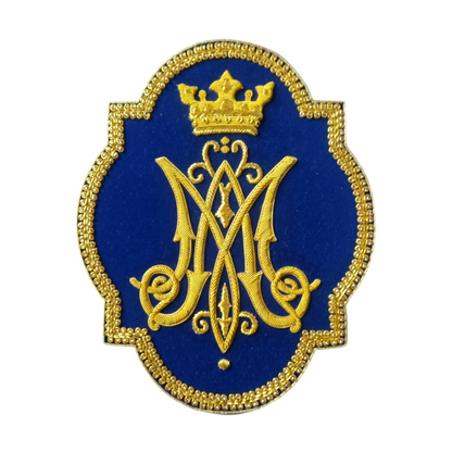 MA Marian Appliqué – Gold Bullion Wire for Catholic Vestments