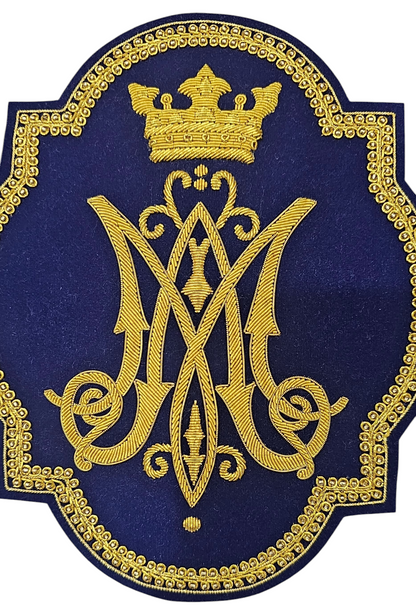 MA Marian Appliqué – Gold Bullion Wire for Catholic Vestments