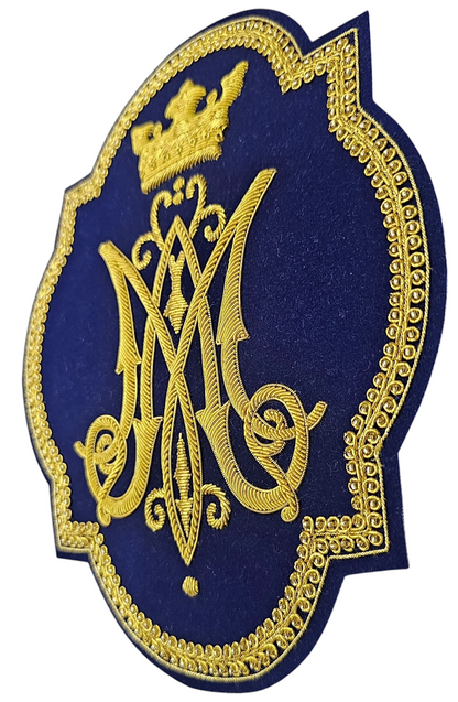 MA Marian Appliqué – Gold Bullion Wire for Catholic Vestments
