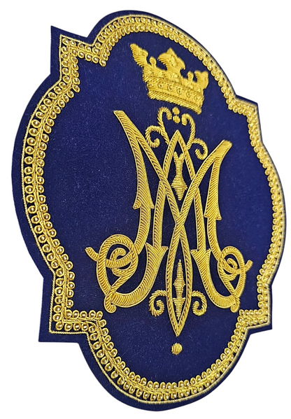 MA Marian Appliqué – Gold Bullion Wire for Catholic Vestments