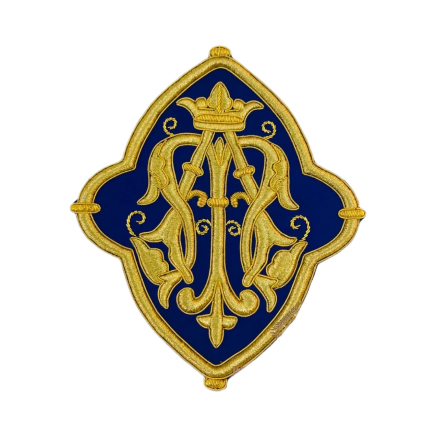 MA Marian Appliqué – Gold Bullion Wire for Catholic Vestments