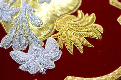 Heart of St. Joseph Hand-Embroidered Appliqué
