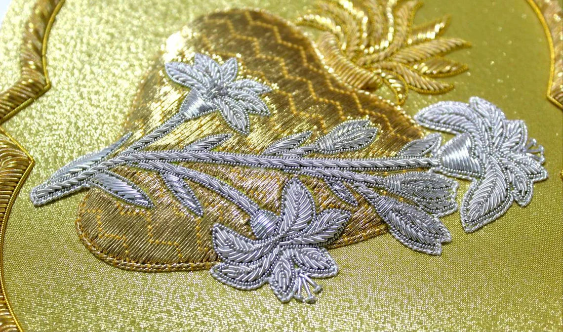 Heart of St. Joseph Hand-Embroidered Appliqué