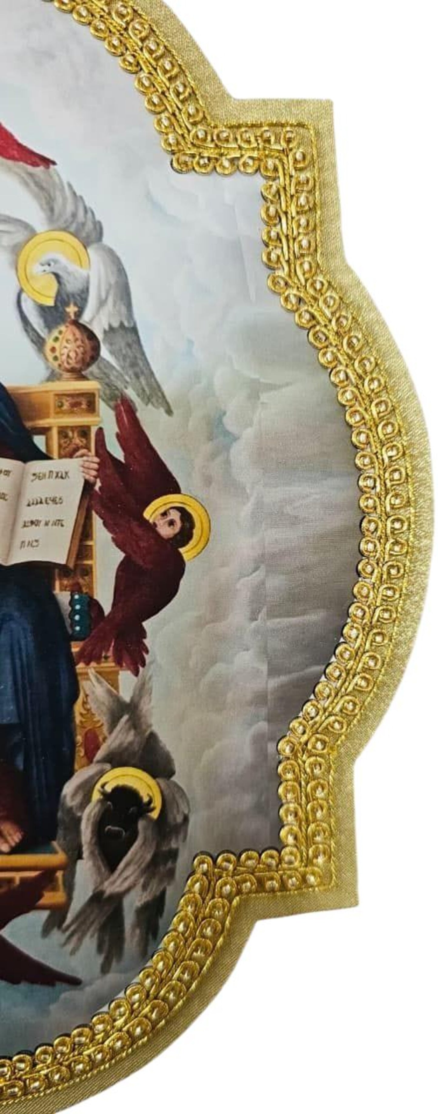 Christ in Majesty Appliqué Hand-Embroidered &amp; Printed | Sew-On | Sacred Liturgical Art