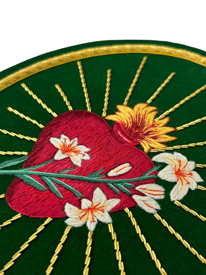 Most Chaste Heart of St. Joseph – Hand-Embroidered Appliqué