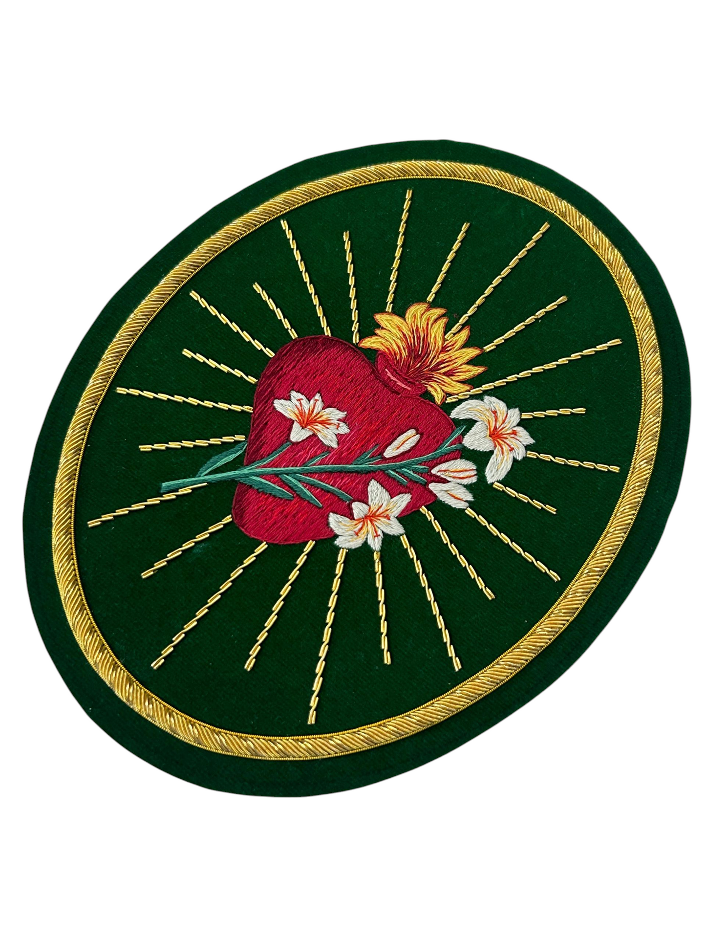 Most Chaste Heart of St. Joseph – Hand-Embroidered Appliqué