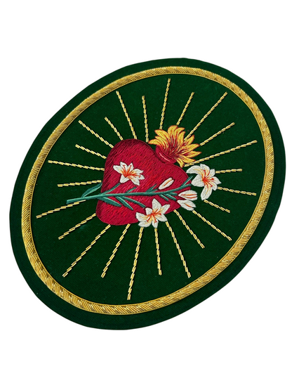 Most Chaste Heart of St. Joseph – Hand-Embroidered Appliqué